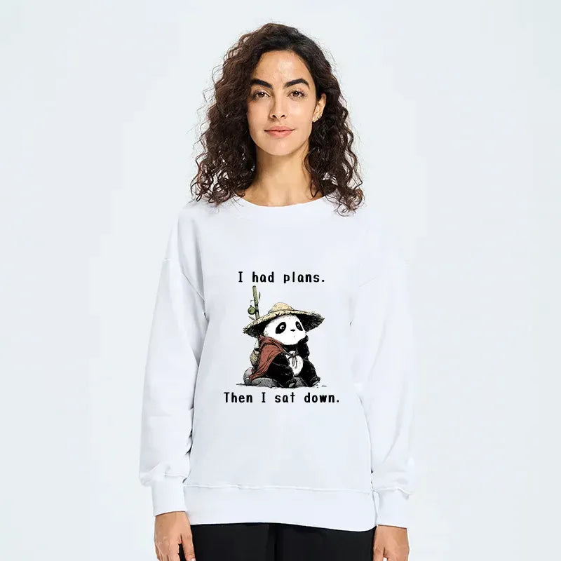 Kyoto Lion Panda Soft Sweatshirt for Daily Wear