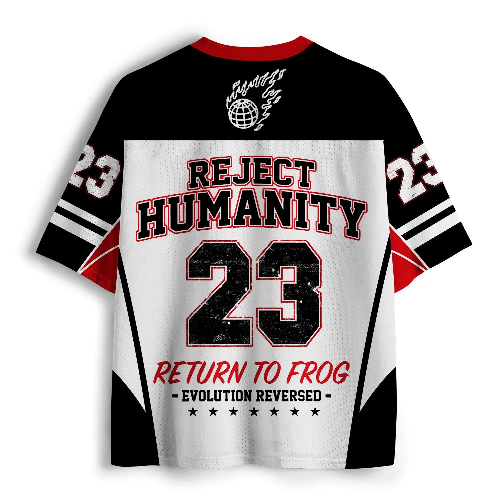 Unisex Mesh Jersey for Summer with Reject Humanity