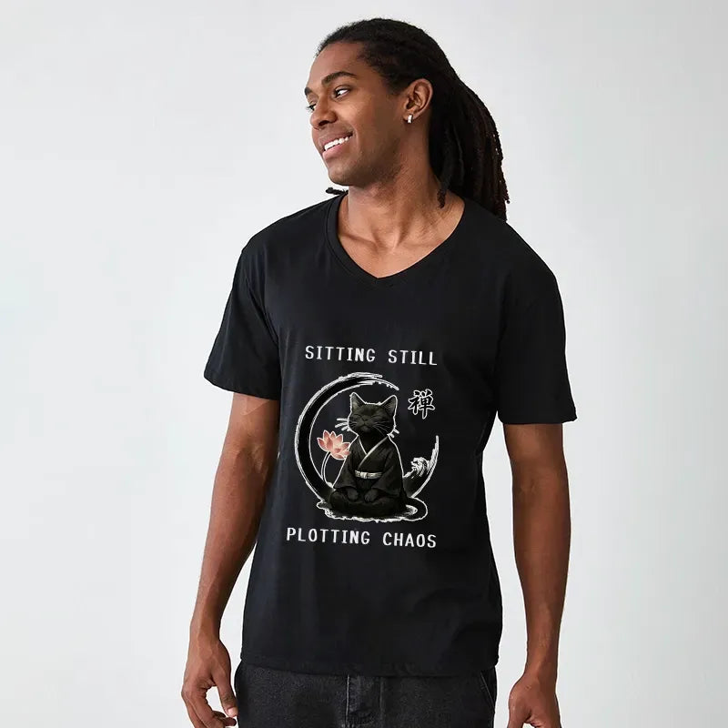 japanese vintage cat tee streetwear style