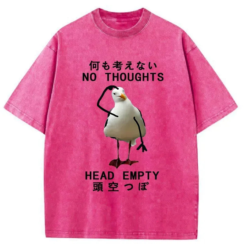 japanese washed meme t shirt for men