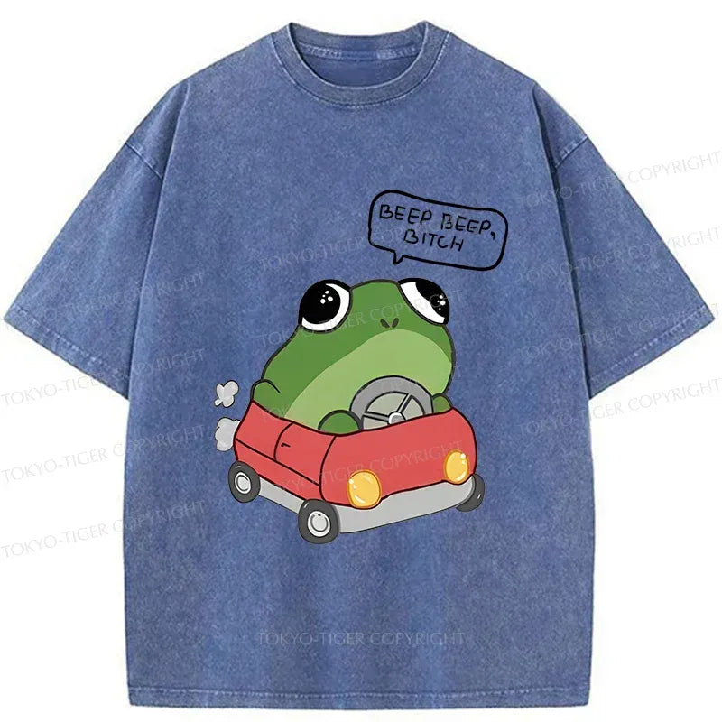 vintage washed cotton t-shirt on sale