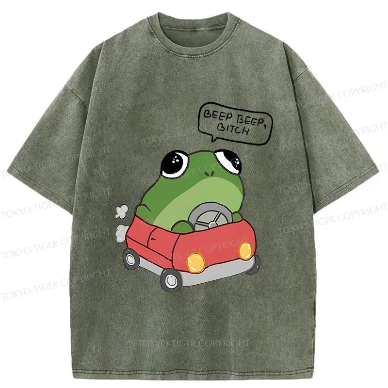 vintage washed cotton t-shirt on sale