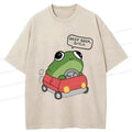 vintage washed cotton t-shirt on sale