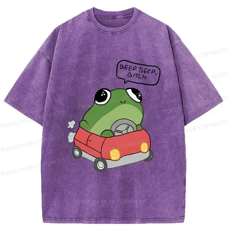 vintage washed cotton t-shirt on sale