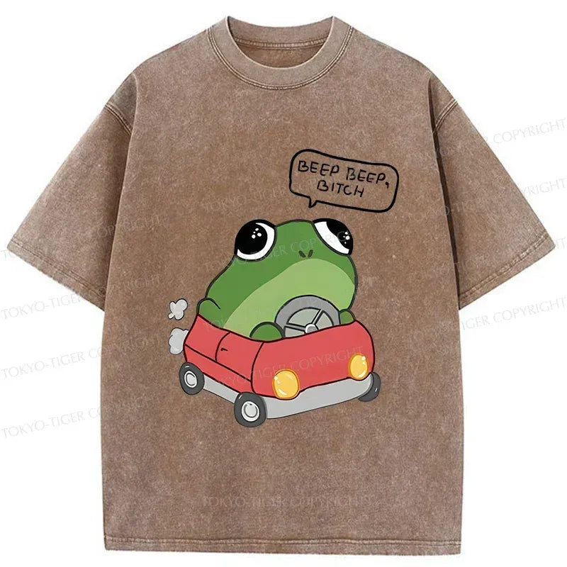 vintage washed cotton t-shirt on sale