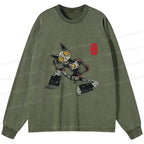 Contemplative Kyoto Lion T-Shirt for Streetwear