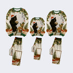 Black Cat Matching Pajamas for Gift Idea