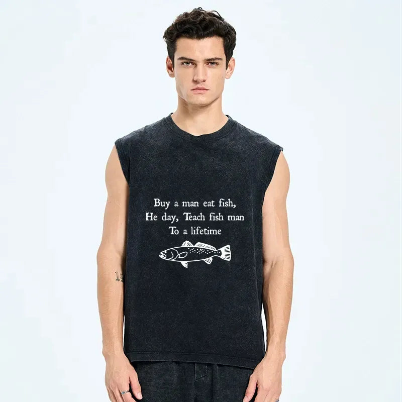 Japanese meme tank top for summer travel
