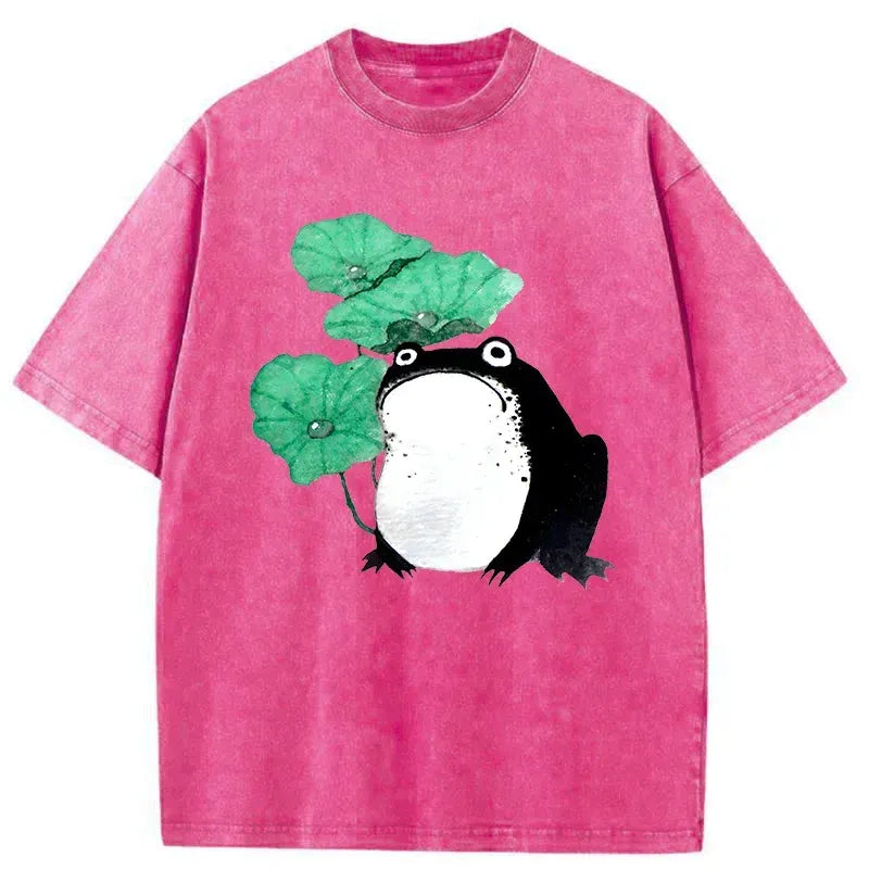 japanese vintage frog t-shirt on sale