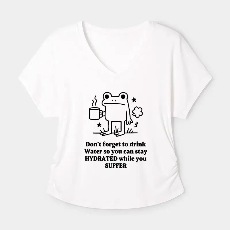Funny Frog Drink Water Shirt