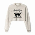 Vintage Kyoto black cat streetwear sweatshirt