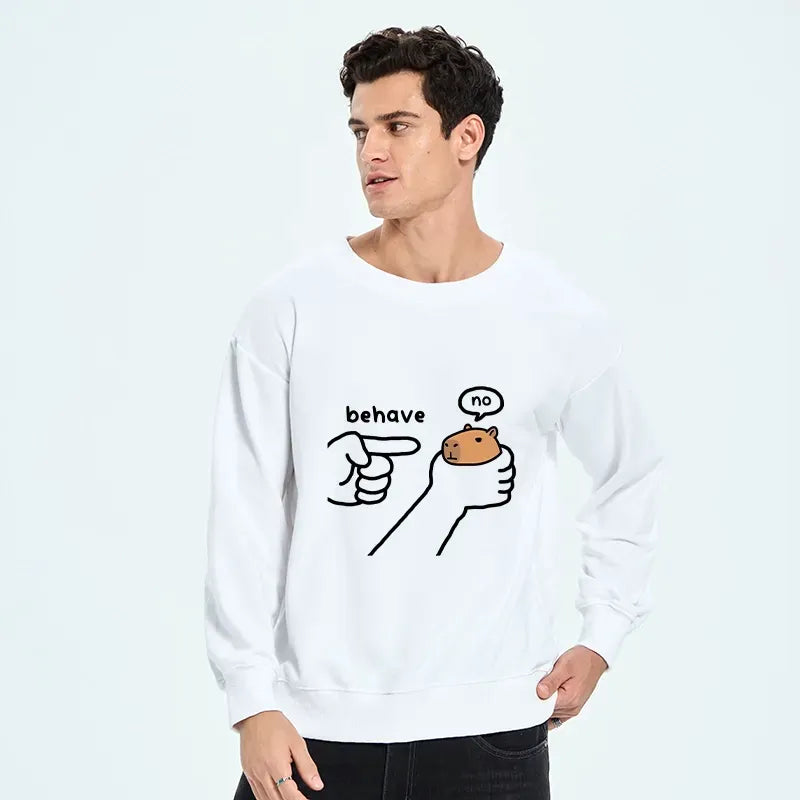 Kyoto-Lion Dishonest Capybara Classic Sweatshirt