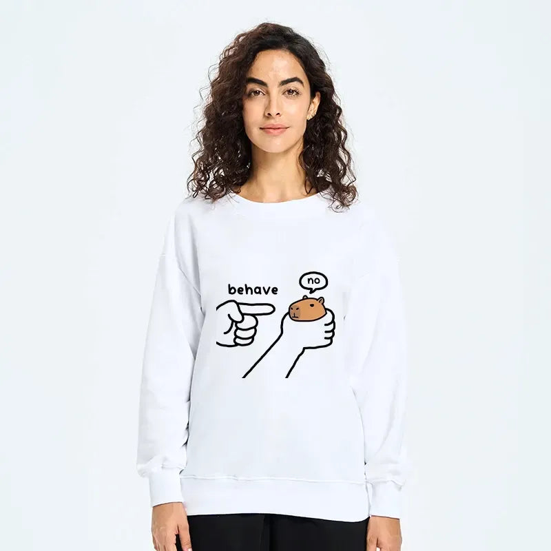 Kyoto-Lion Dishonest Capybara Classic Sweatshirt