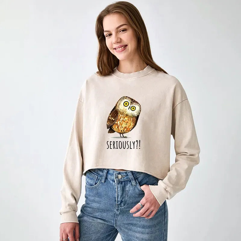 Confused Owl Meme Sweatshirt Best Seller