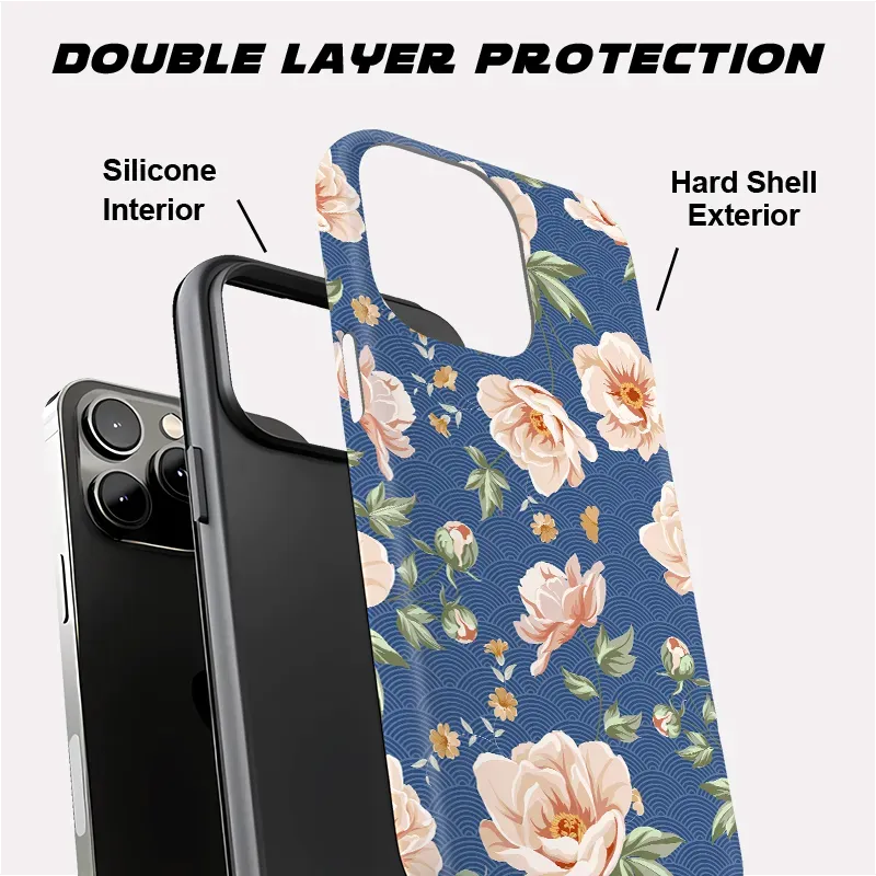 matte vintage Japanese phone case