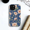 Kyoto-Lion Flowers In The Waves Phone Case