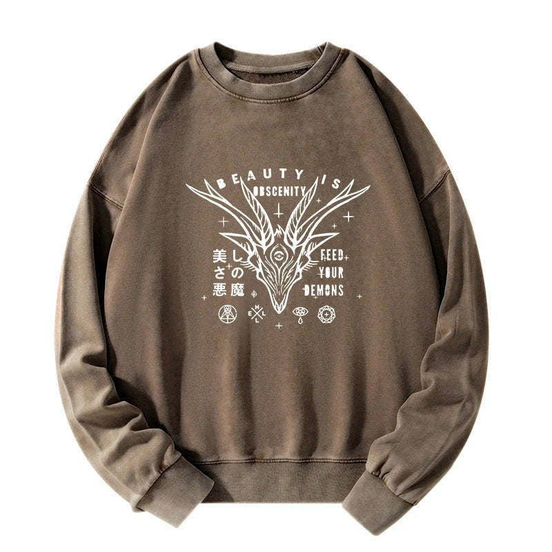 Kyoto Lion Sweatshirt for Daily Wear