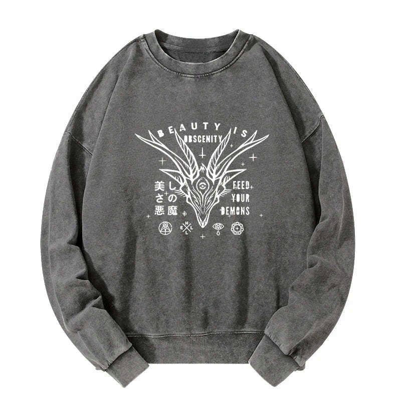 Unisex Japanese Devil Sweatshirt on Sale
