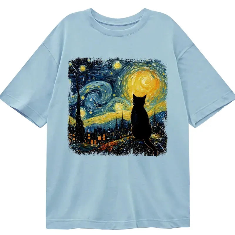 Japanese Cat Classic T-Shirt for Daily Wear