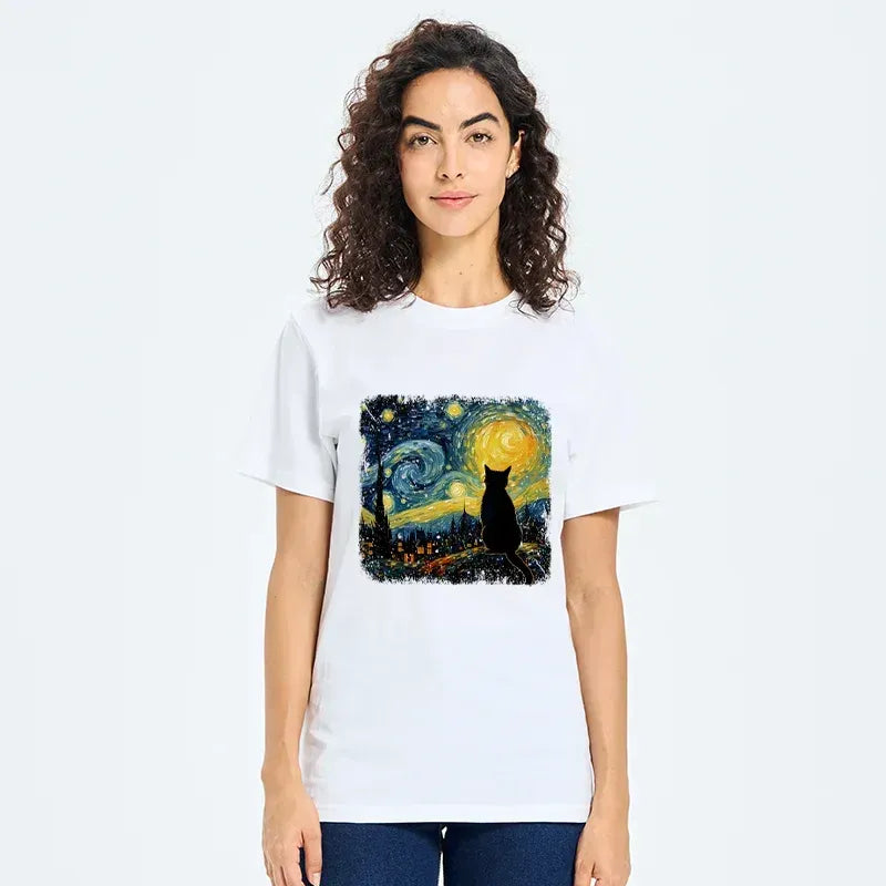 Japanese Cat Classic T-Shirt for Daily Wear