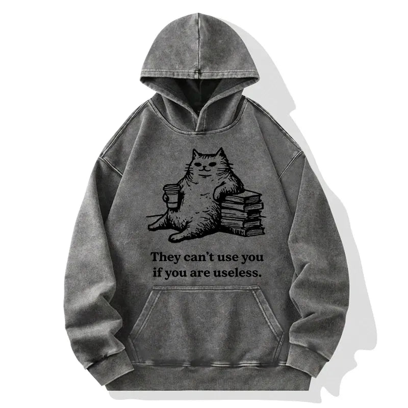 Washed Ukiyo-e Hoodie for Daily Wear