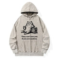 Kyoto-Lion Cat Proving Uselessness Is A Superpower Washed Hoodie