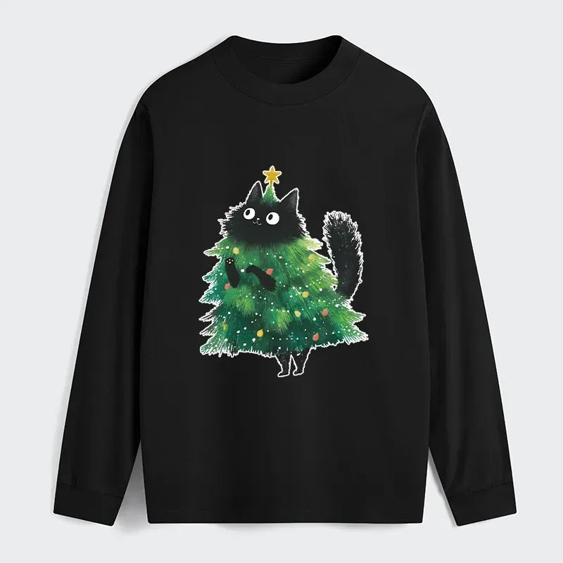 Japanese cat long sleeve tee free shipping
