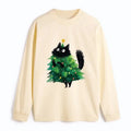 Kyoto Lion Christmas tree cat shirt