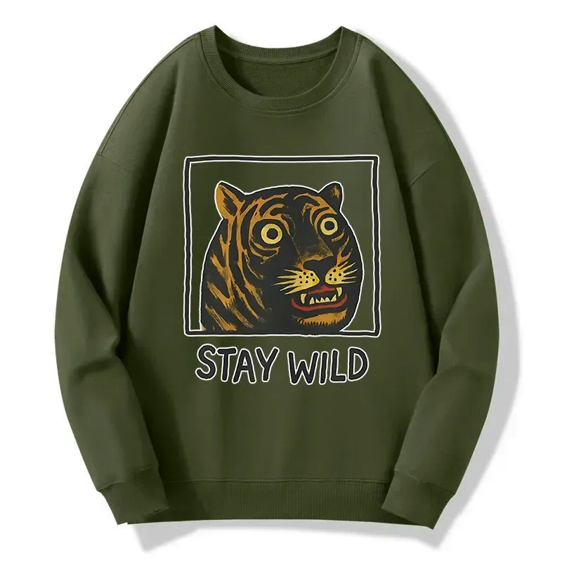 cute tiger sweatshirt for daily wear