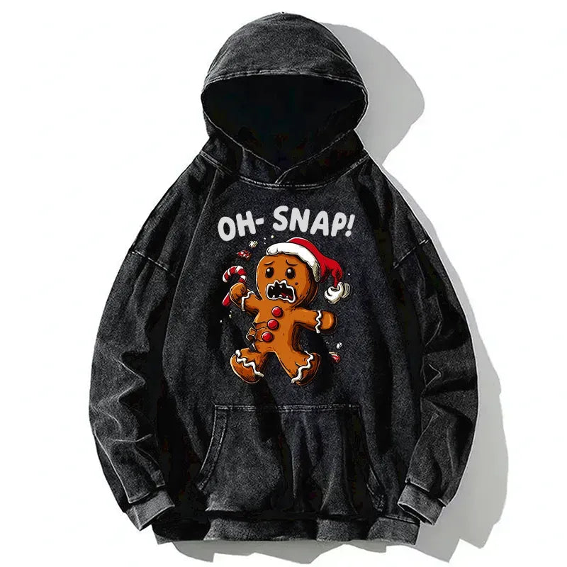 Funny Gingerbread Man Holiday Hoodie Free Shipping