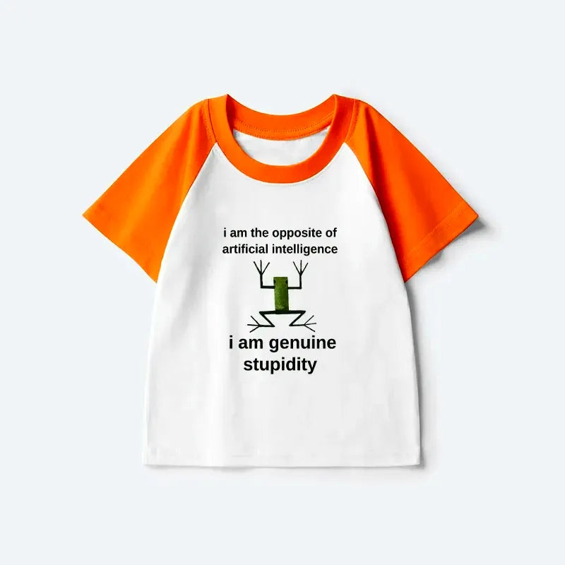 Frog Meme Kids Raglan T-Shirt for Daily Wear