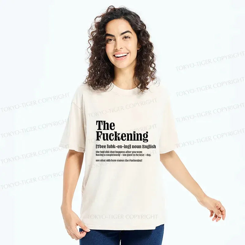 Ironic Washed T-Shirt Streetwear