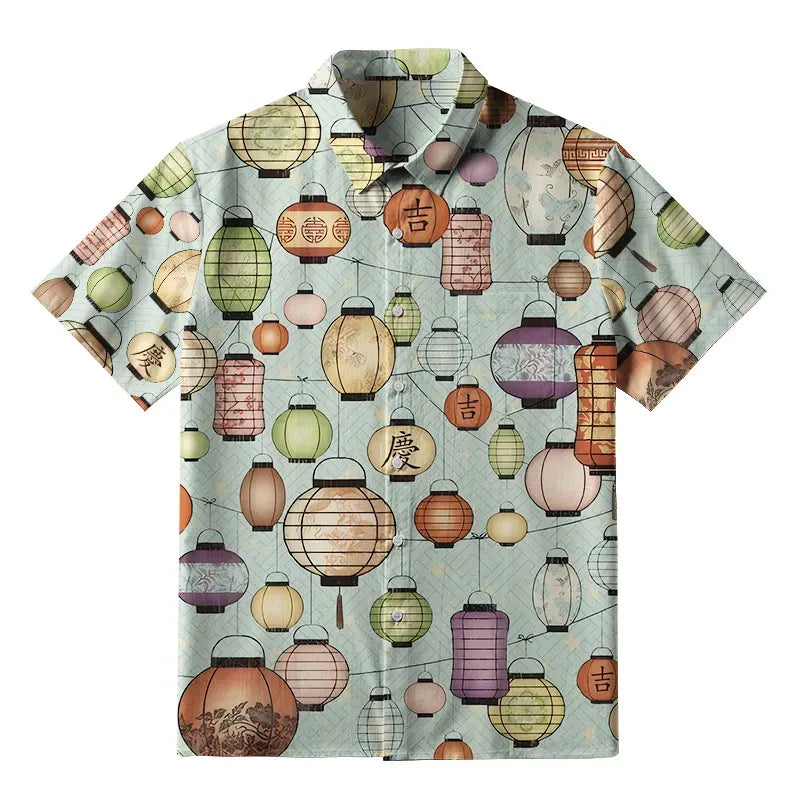 Trendy Japanese Button-up Shirt for Summer