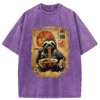japanese vintage sloth ramen t-shirt