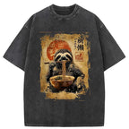 trendy sloth eating ramen shirt for summer