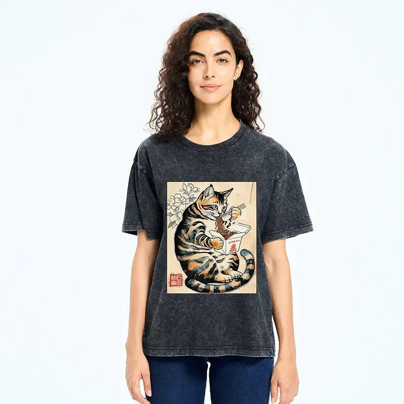 Washed Unisex T-Shirt for Streetwear