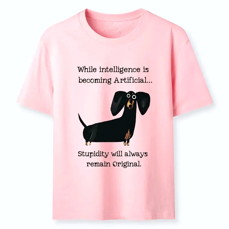 Funny Dachshund Meme T-Shirt for Men