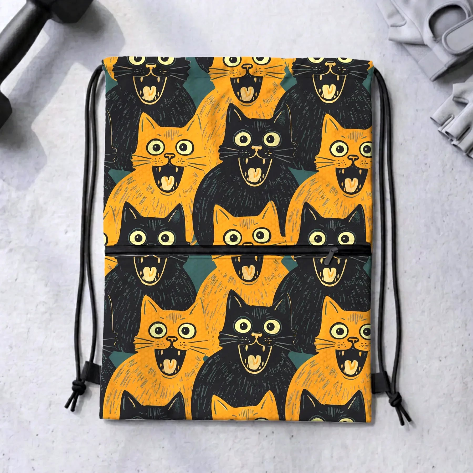 Cute Cat Backpack for Gym and Sports