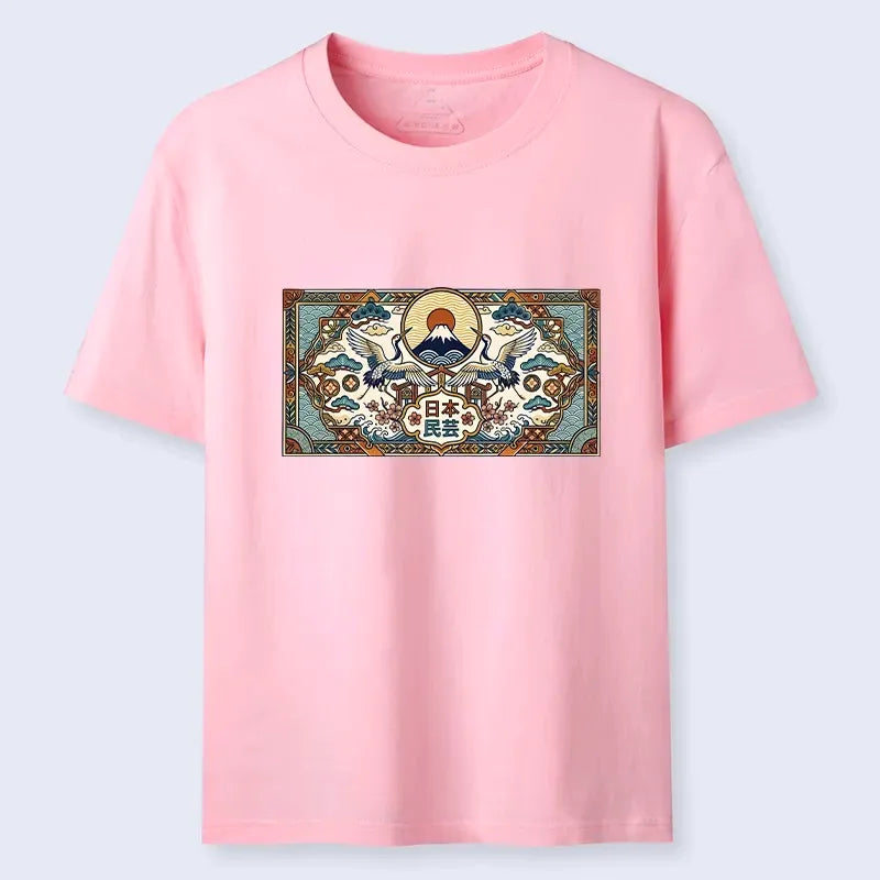 Traditional Japanese culture tee for vacation