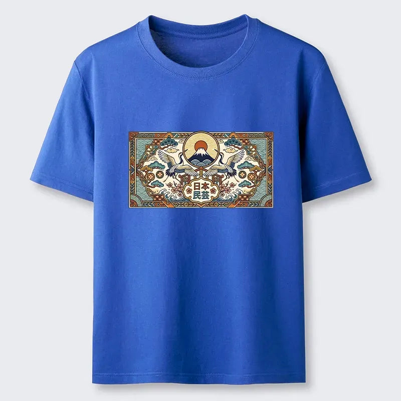 Traditional Japanese culture tee for vacation