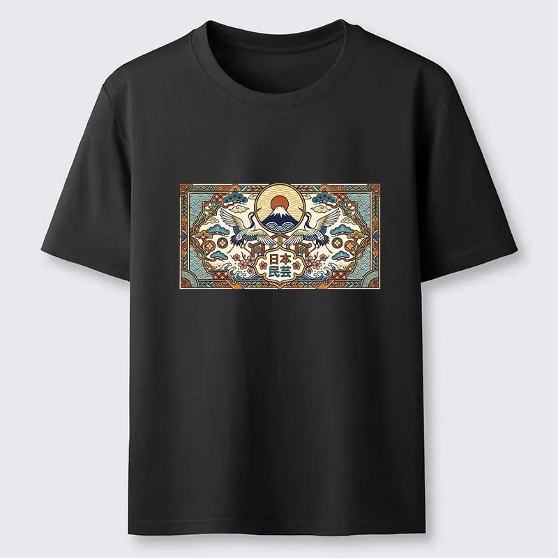 Traditional Japanese culture tee for vacation