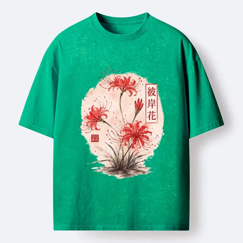 washed unisex t-shirt for summer