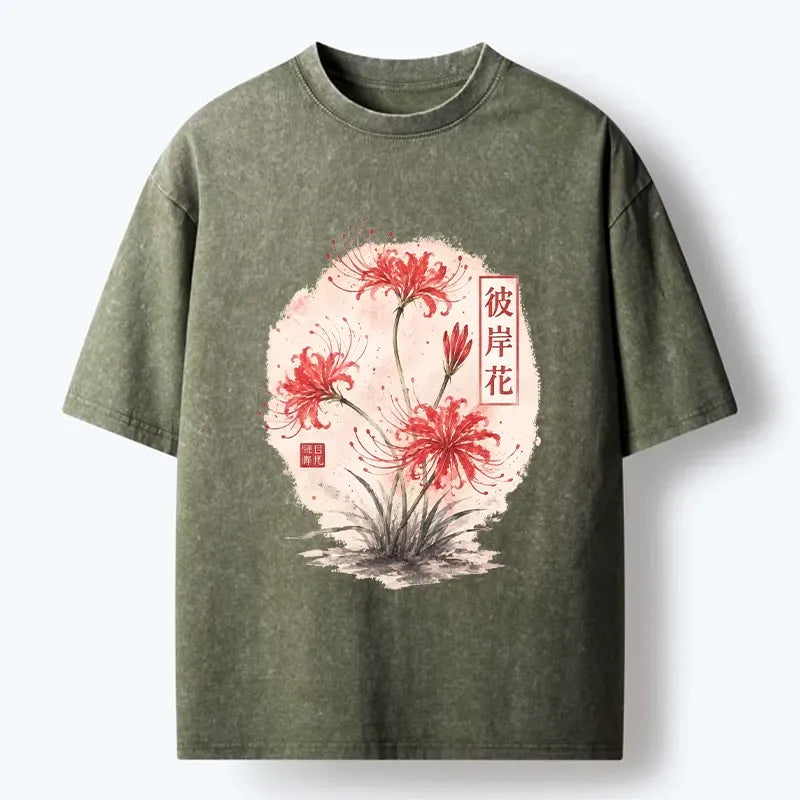washed unisex t-shirt for summer