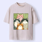 Japanese Vintage Cat T-Shirt Best Seller