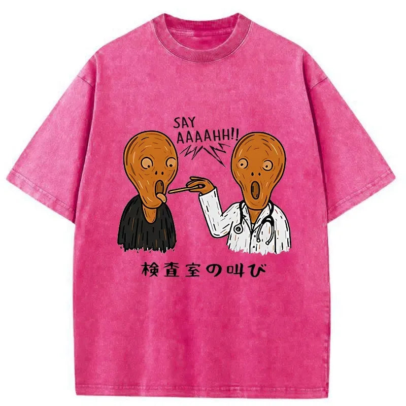 Kyoto lion doctor scream tee on sale