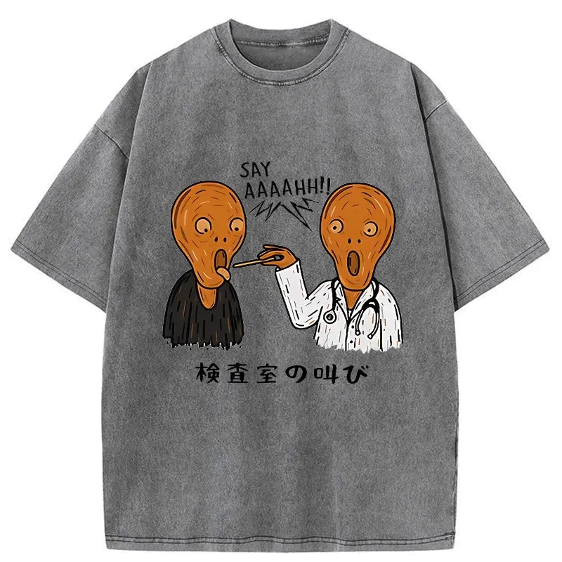 Kyoto lion doctor scream tee on sale