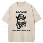 Kyoto-Lion Frog Is Targeting You Washed T-Shirt