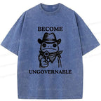 Kyoto-Lion Washed T-Shirt for Summer Deal