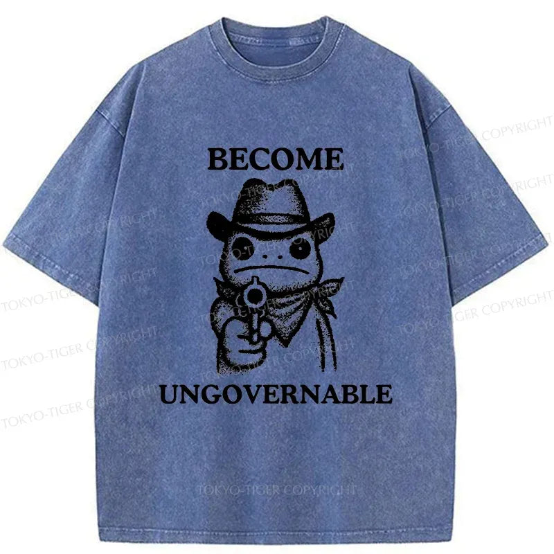 Kyoto-Lion Washed T-Shirt for Summer Deal