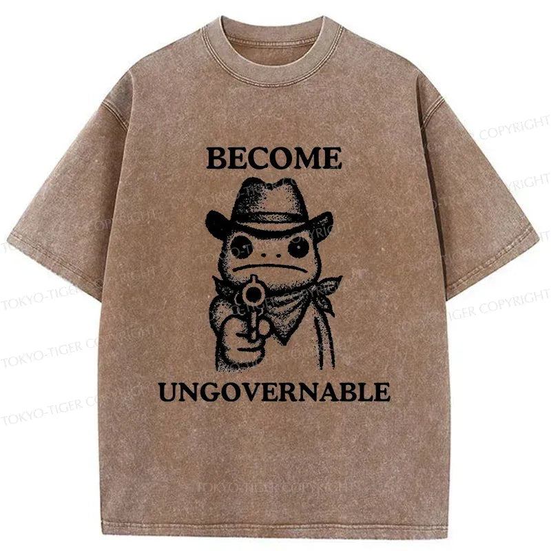 Kyoto-Lion Washed T-Shirt for Summer Deal
